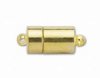 1, 20x7mm Magnetic Gold Tube Clasp