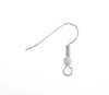 25 Pairs of 18mm Silver Plated Fish Hook Earrings 