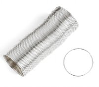 99 Loops of Beadalon Silver Ring Memory Wire