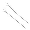 100, 35mm 23ga Stainless Steel Eye Pins 