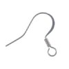 20pcs of 14mm Stainless Steel Flat Fish Hook Earrings