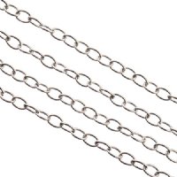1m of 3.7x2.4mm Stainless Steel Oval Chain