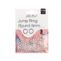 178, 5mm Silver Plated Jump Rings