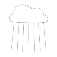 Beadable Rain Cloud Frames - Pkg. of 2