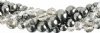 Black Magic Hollyhock Crystal Lane 5 Strand Twisted Bead Set