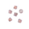 96, 4mm Faceted Opaque Dark Purple Crystal Lane Bicone Beads