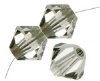 36 3mm Black Diamond Swarovski Bicone Beads