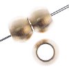 25 5x7mm Antique Brass Metal Beads (3mm Hole)