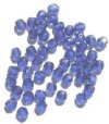 50 6mm Faceted Tanzanite Firepolish Beads