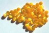 50 4mm Round Bright Yellow Fiber Optic