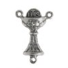 1 23x12mm Antique Silver Chalice Rosary Connector