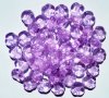 50 9mm 3 Petal Alexandrite Pansy Flower Beads