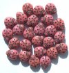 25 14mm Opaque Pink...