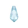 1 9x18mm Preciosa Light Blue Round Cut Drop