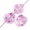 25 6mm Preciosa Pink Sapphire Bicones