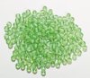 100 4mm Transparent Light Green Round Czech Glass Beads