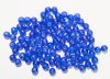 100 4mm Lustre Sapphire AB Round Glass Beads
