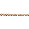 44, 4x6mm Metallic Gold Candy Oval Glass Beads