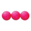 25 4mm Neon Pink Swarovski Pearl Beads