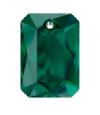1, 16x11.5mm Emerald Swarovski Emerald Cut Pendant