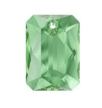1, 16x11.5mm Peridot Swarovski Emerald Cut Pendant