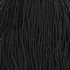 1 Hank of 11/0 Matte Opaque Black Seed Beads