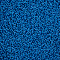 50 Grams of 11/0 Opaque Blue Terra Intensive Seed Beads