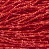 10 Grams 13/0 Charlotte Seed Beads - Opaque Light Red