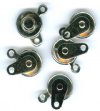 5 9mm Nickel Button Clasps