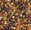 50g of 10/0  Silverlined Topaz Mix