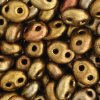 TB-03000 - 10 Grams Metallic Copper Mix 2.5x5mm Preciosa Twin Beads