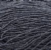 1 Hank of 10/0 Metallic Gunmetal Seed Beads