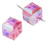 2 Rose ABB 6mm Cube Swarovski