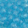 100 8mm Acrylic Faceted Light Aqua Beads
