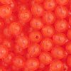 100 6mm Round Transparent Hot Pink / Cerise Acrylic Beads