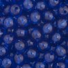 100 6mm Round Transparent Blue Acrylic Beads