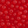 100 6mm Acrylic Transparent Bright Red