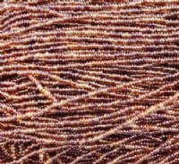 1 Hank of 10/0 Topaz Lustre Mix Seed Beads