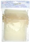 Dazzle-It! 12 Piece 5x7" Ivory Sheer Gift Bags