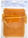 Dazzle-It! 12 Piece 5x7" Gold Sheer Gift Bags