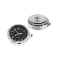 Klik Interchangeable Black and Silver Watch Face