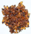 100 3x11mm Matte Topaz Tortoise Dagger Beads