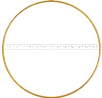 1, 14 Inch (35.6cm) Brass Closed Jump / Dreamcatcher Ring