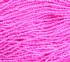 1 Hank of 11/0 Opaque Hot Pink Seed Beads