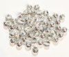 25 8mm Round Labrador Half Coat Glass Beads