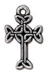 1 18.5x11.25mm TierraCast Antique Silver Medium Celtic Cross 