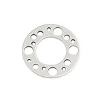SS4065  1 Sterling 18mm Flat Circle with Holes Connector
