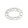 SS4071  1 Sterling 20x15mm Flat Oval with Holes Connector