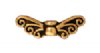 1 4x13.5mm Antique Gold TierraCast Fairy Wing Bead