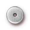 10 7mm TierraCast Silver Heishi Disk Beads